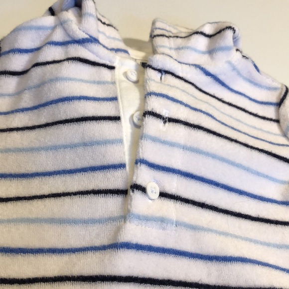 Janie and Jack Hooded Terry Short/ coverup size 3-6 months - Picture 2 of 9